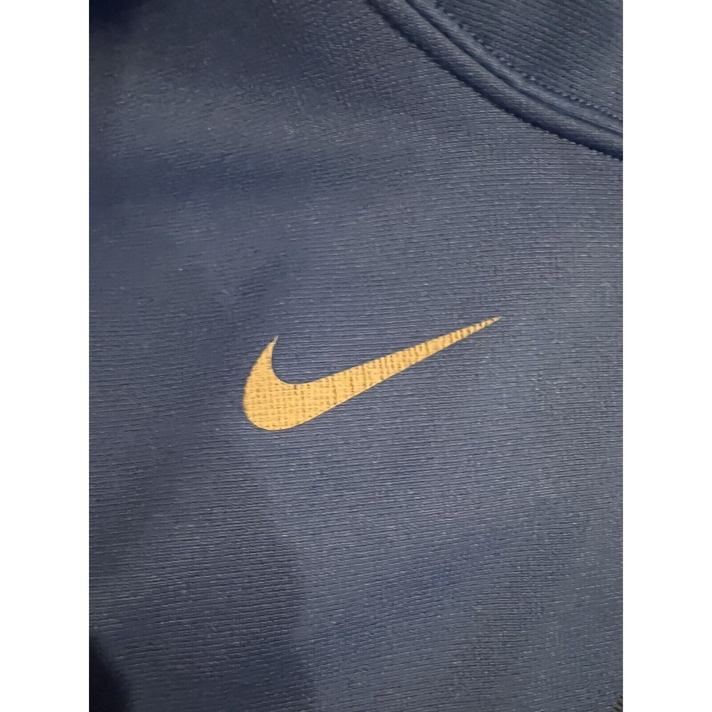 Nike NBA Basketball Long Sleeve Shirt Thermal Fit Size L Men's Blue New - Picture 10 of 11